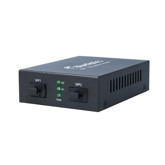 BlueOptics Gigabit Ethernet Media Converter 1x SFP, 2x 10/100/1000M R