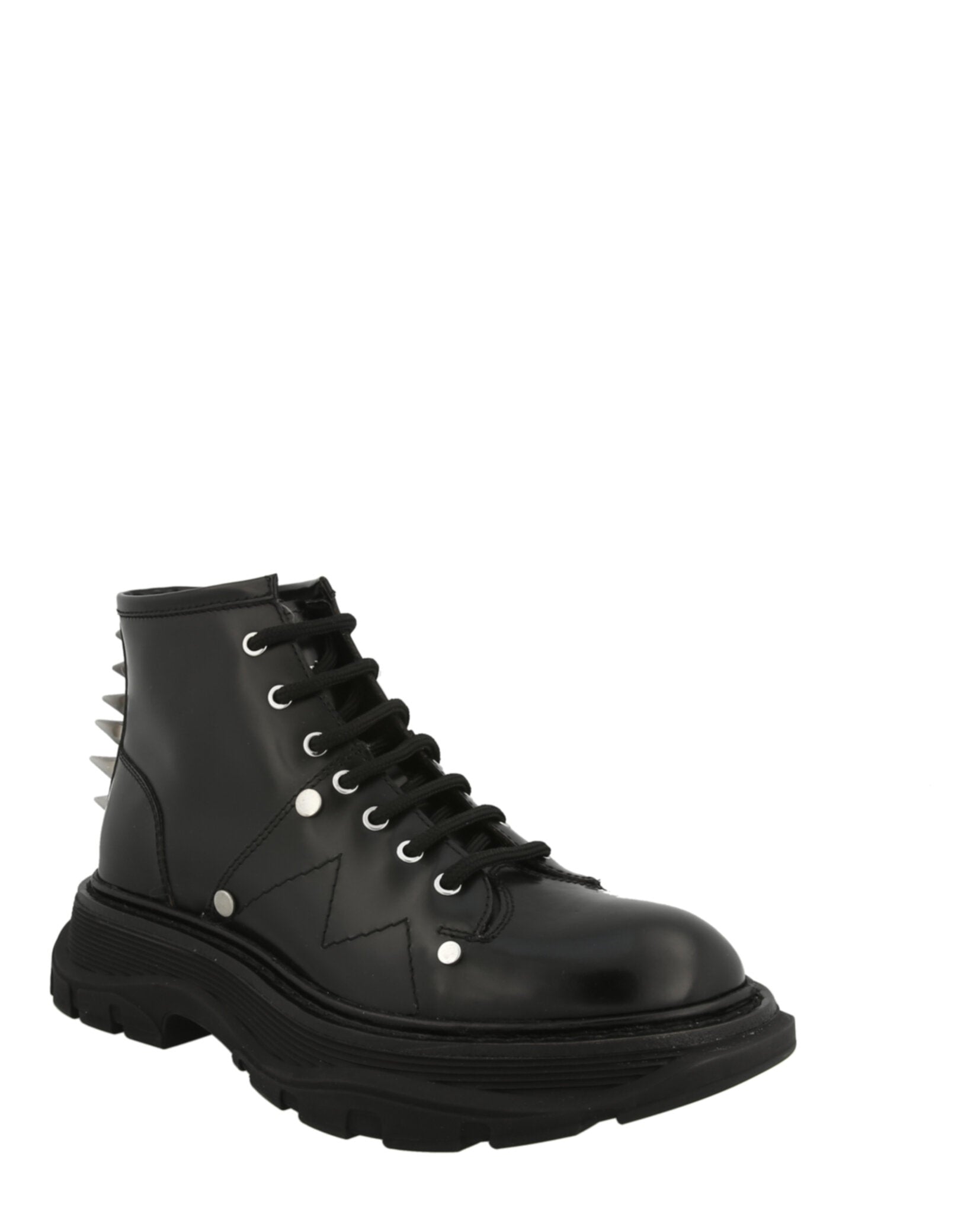 Alexander McQueen Womens Leather Ankle Combat Boots – Bluefly