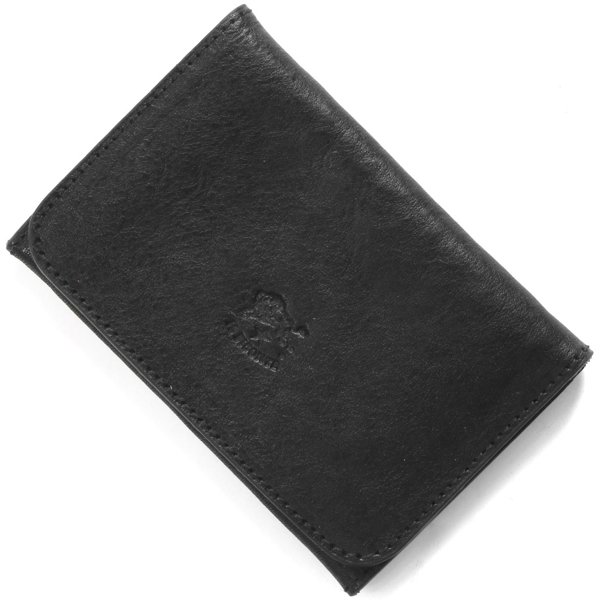 イルビゾンテ 名刺入れ/カードケース メンズ ブラック SCC004 PO0001