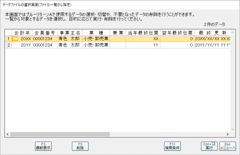 ブルーリターンA ご利用の皆様へ