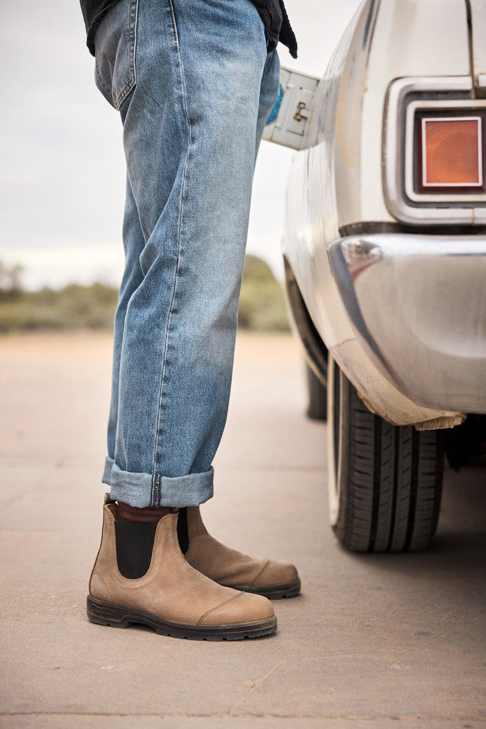 Texas Sand Full Grain Leather Chelsea Boots, Men's Classics 2546