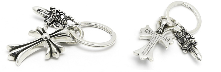 クロムハーツスモールCHクロスキーリングwithダガー|クロムハーツ通販