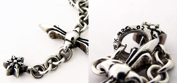 クロムハーツローリークロスチャーム|クロムハーツ通販専門店ブラック