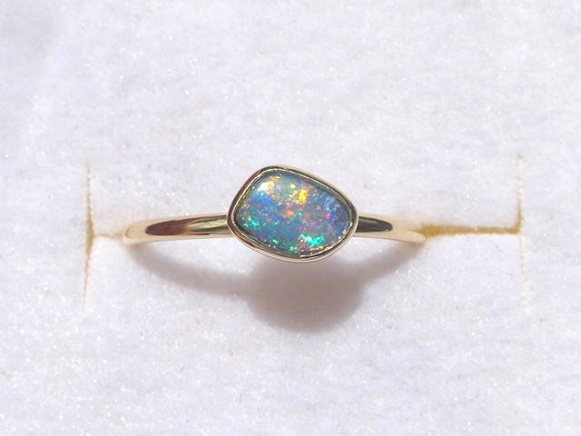 オパールリング｜ボルダーオパール｜オパール