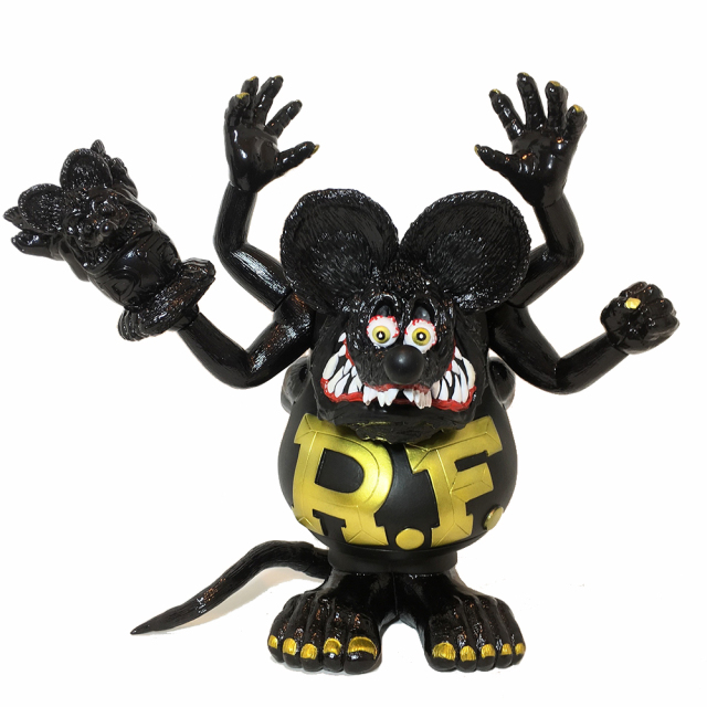 Magical Mosh Misfits x BlackBook Toy:Asura Rat Fink GOLD x BK x