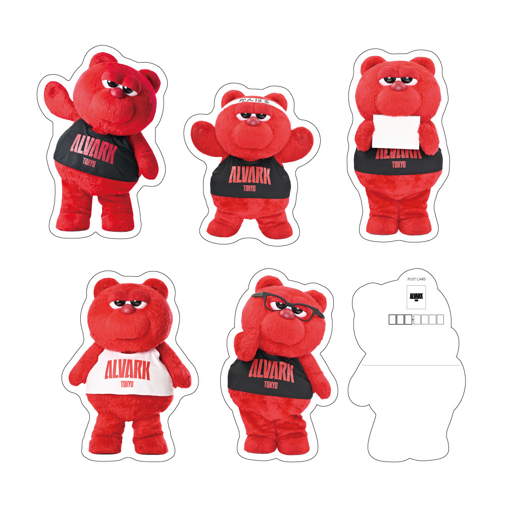 ルークダイカットポストカードセット｜アルバルク東京｜B.LEAGUE（B