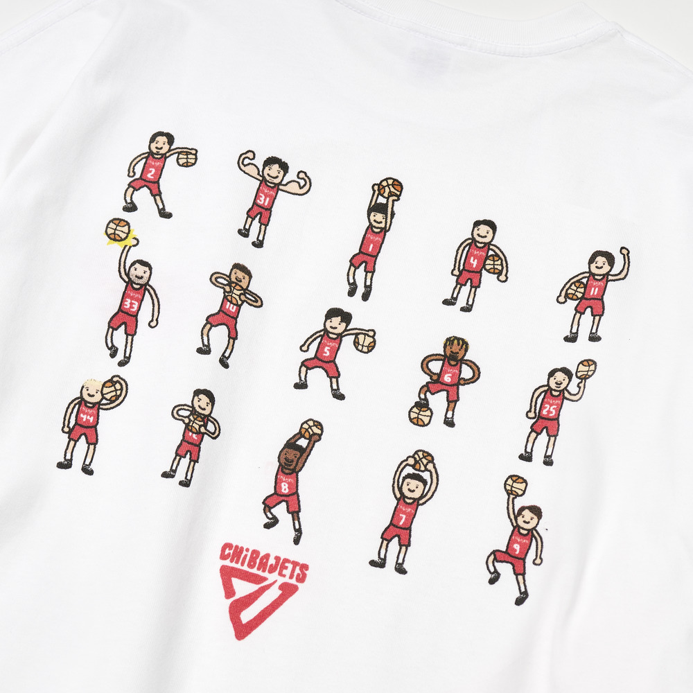 CHIBAJETS×NBA PAINT ビッグシルエットロングTシャツ｜千葉