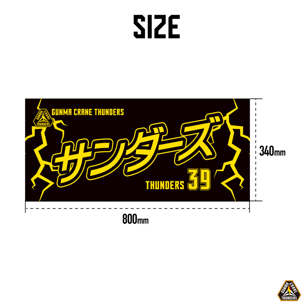 公式】 プレーヤーズタオル 2025-26 シーズン応援アイテム｜群馬