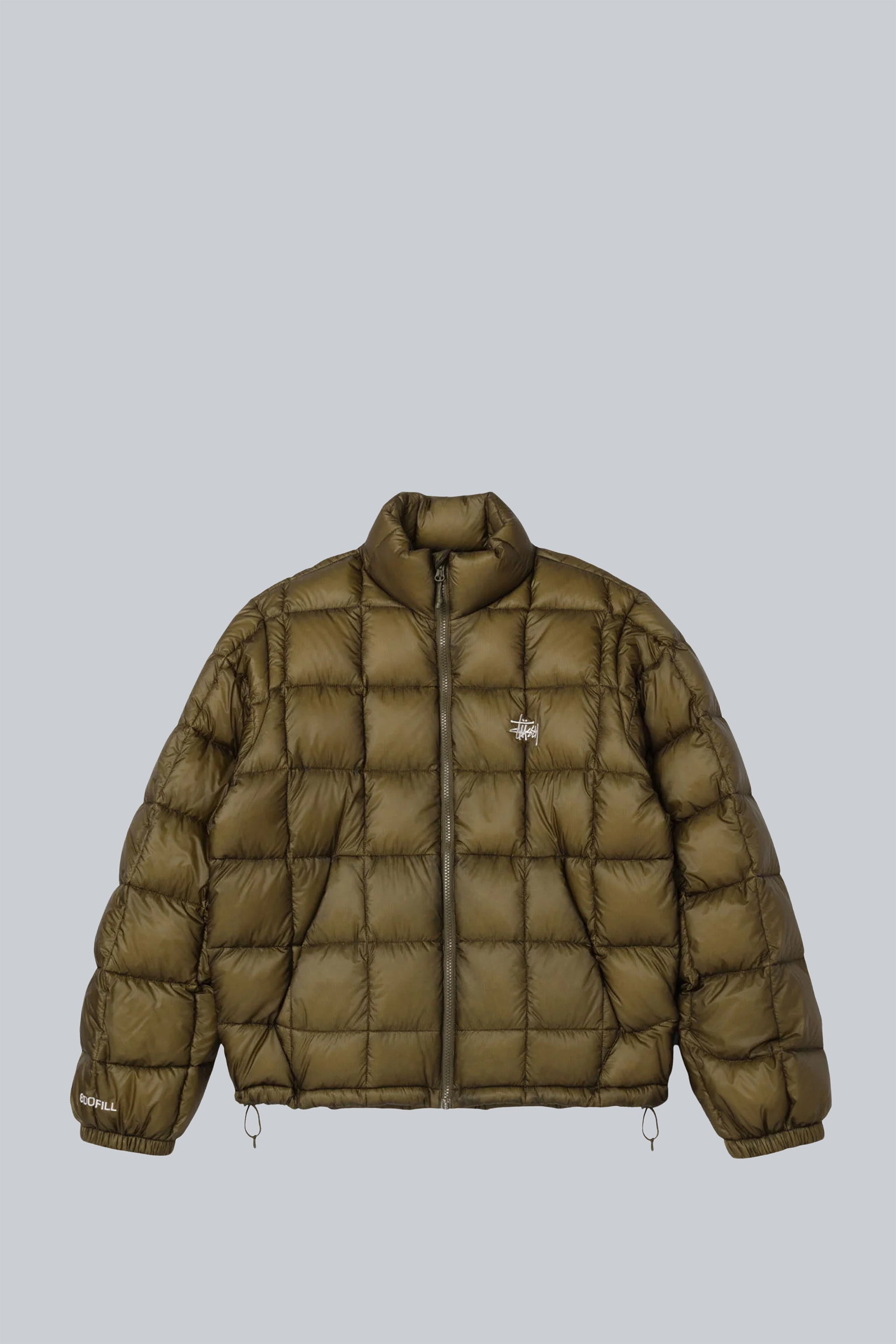 STUSSY MIDWEIGHT PUFFER JACKET OLIVE – BLENDS
