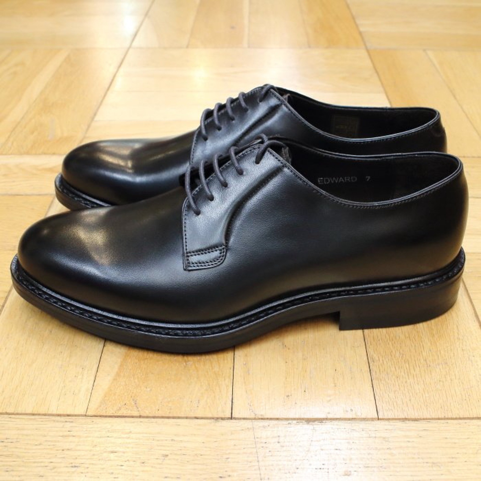 JalanSriwijaya 通販｜98651 プレーントゥ ダイナイトソール：CALF BLACK