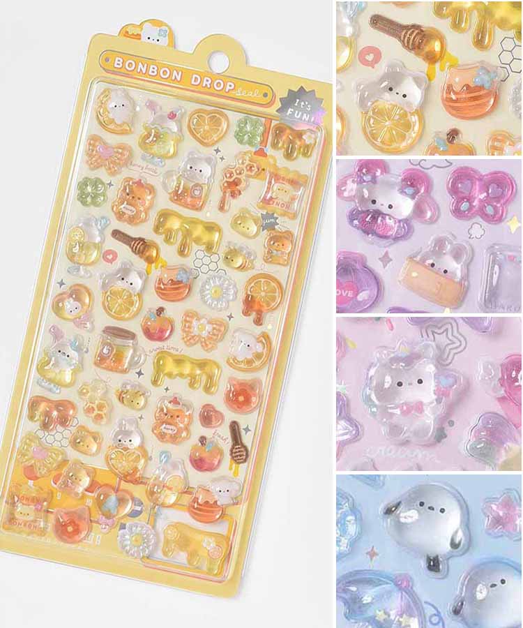 WEB限定】ボンボンドロップシール シール テープ 文房具