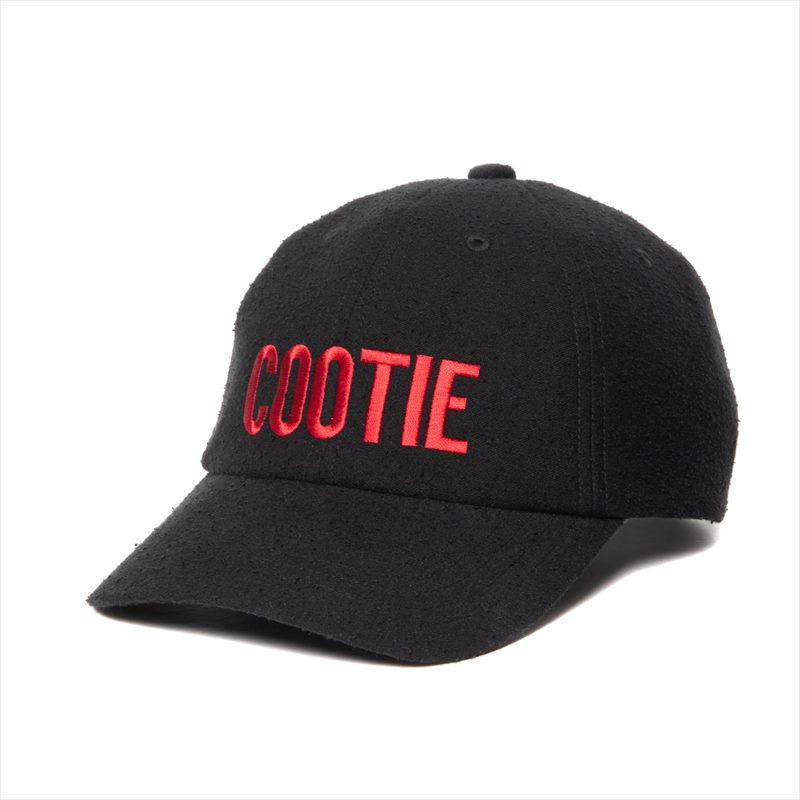 COOTIE PRODUCTIONS Silk Nep 6 Panel Cap (Black/Red)