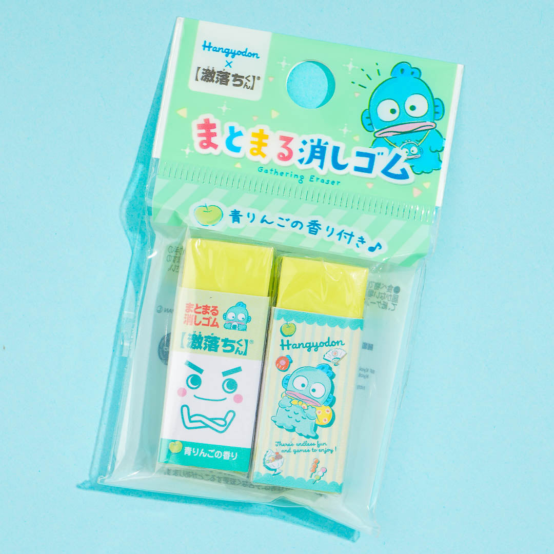 Hangyodon x Gekiochi-kun Scented Eraser Set – Blippo
