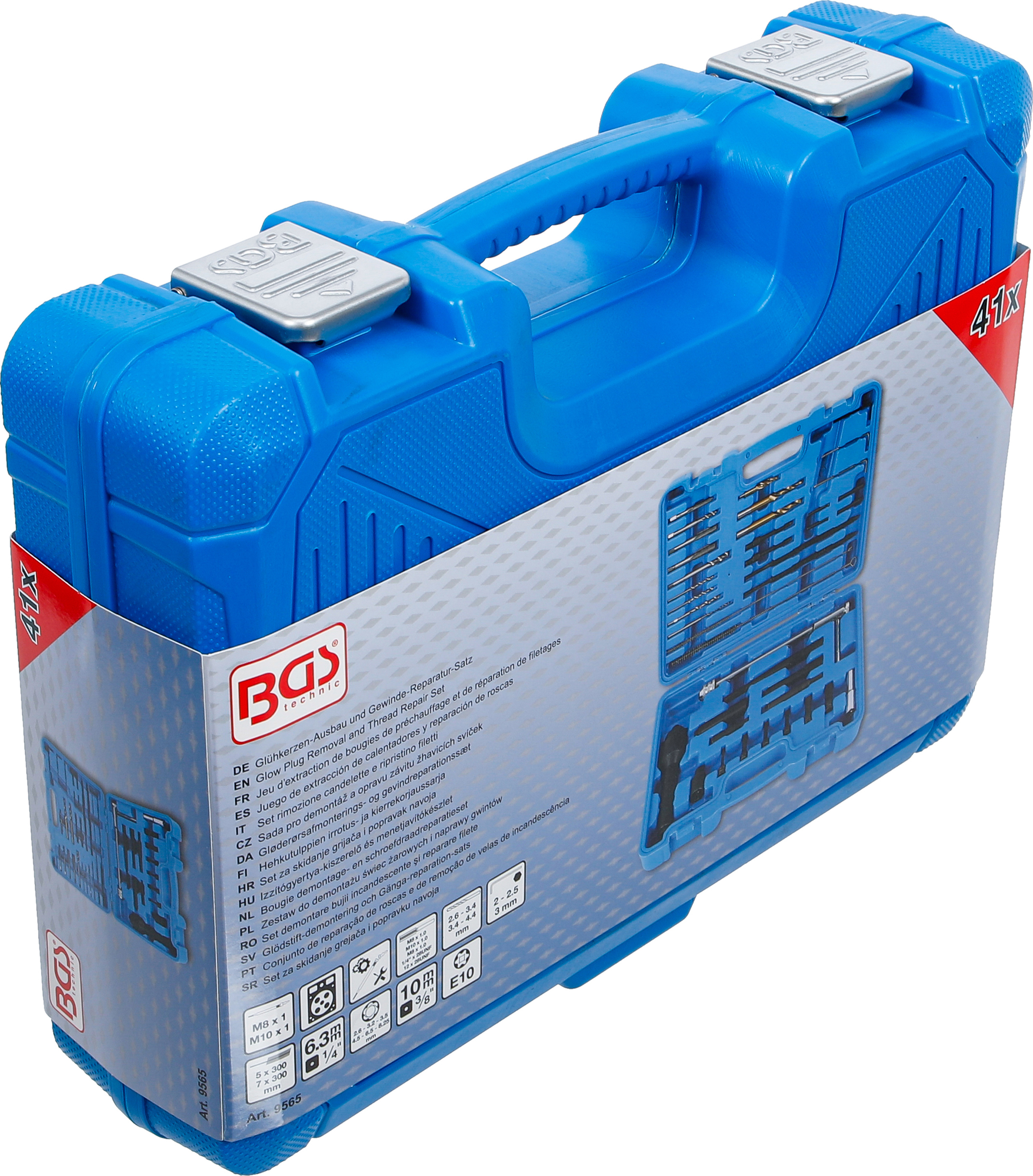 BGS technic | Glow Plug Removal and Thread Repair Set | M8, M10