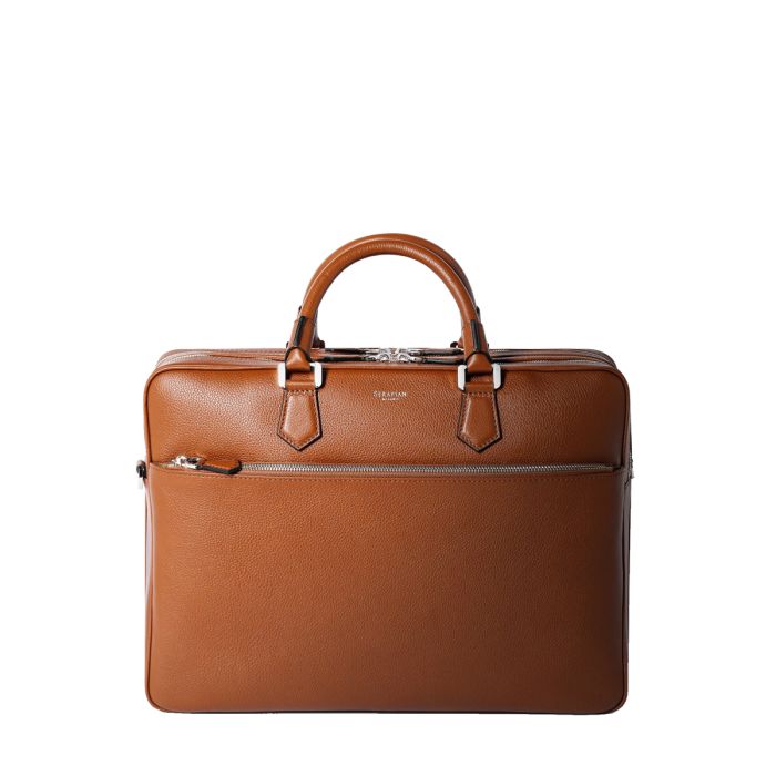 Serapian Cachemire Large Double Zip Leather Briefcase | B Hemmings