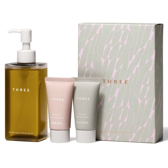 THREE バランシング クレンジングオイル 185mL 3本セット THREE