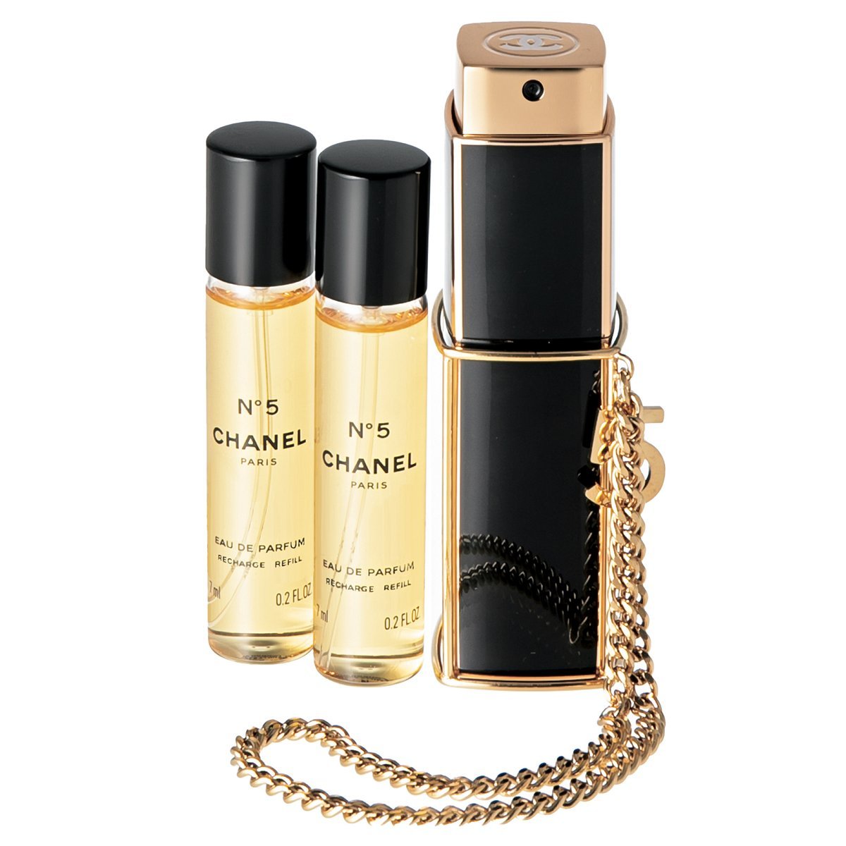 CHANELオードゥ パルファム アンタンス パース スプレイ チェーン付き