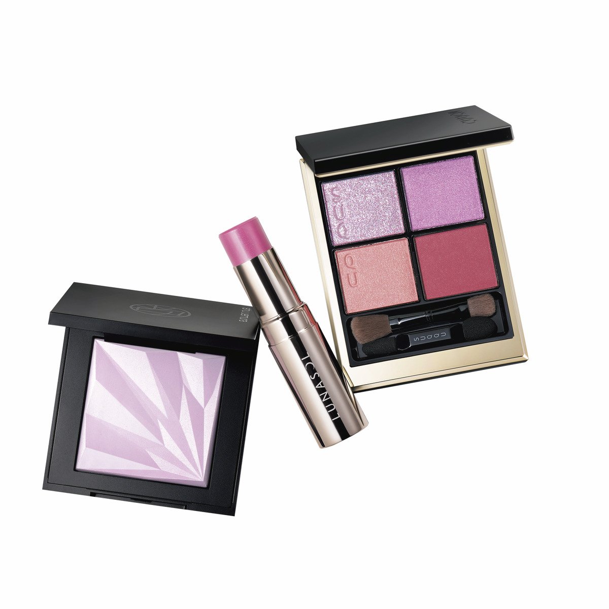 知英さん×yumiさんのHAPPY春メイク｜ラベンダーカラーで上品な色っぽさ