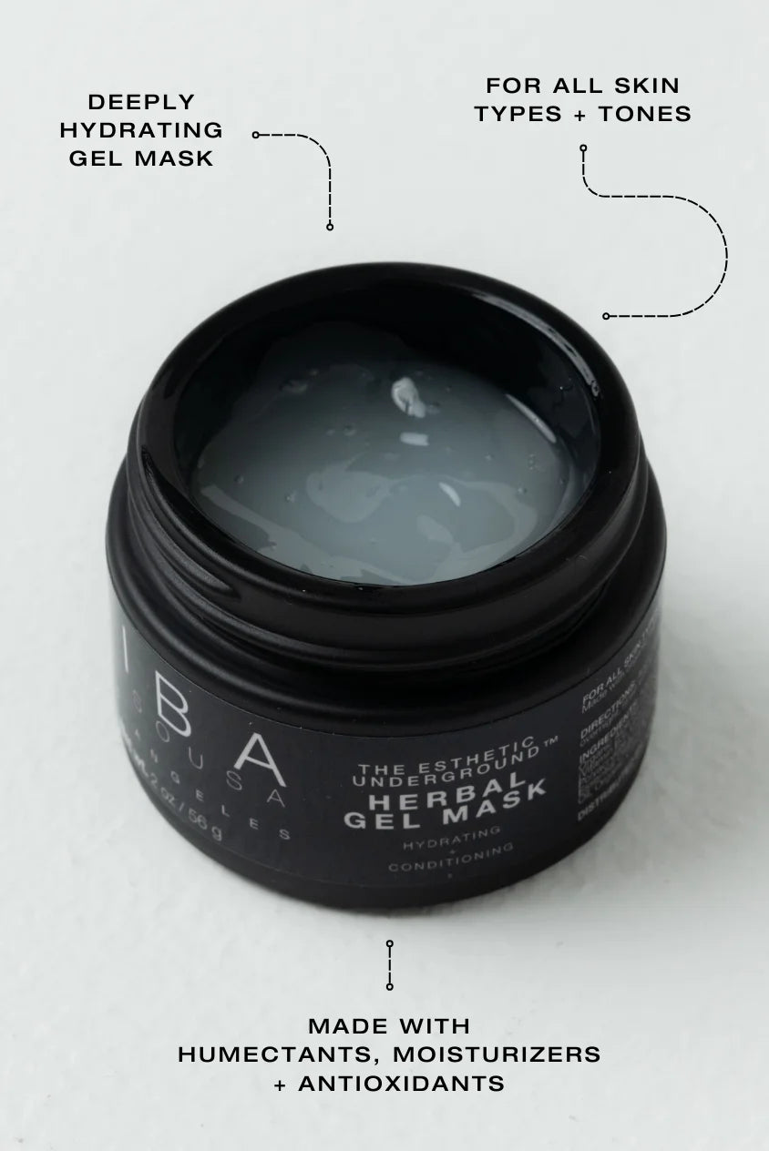 Herbal Hydrating Face Gel Mask | Calming, Hydrating & Brightening