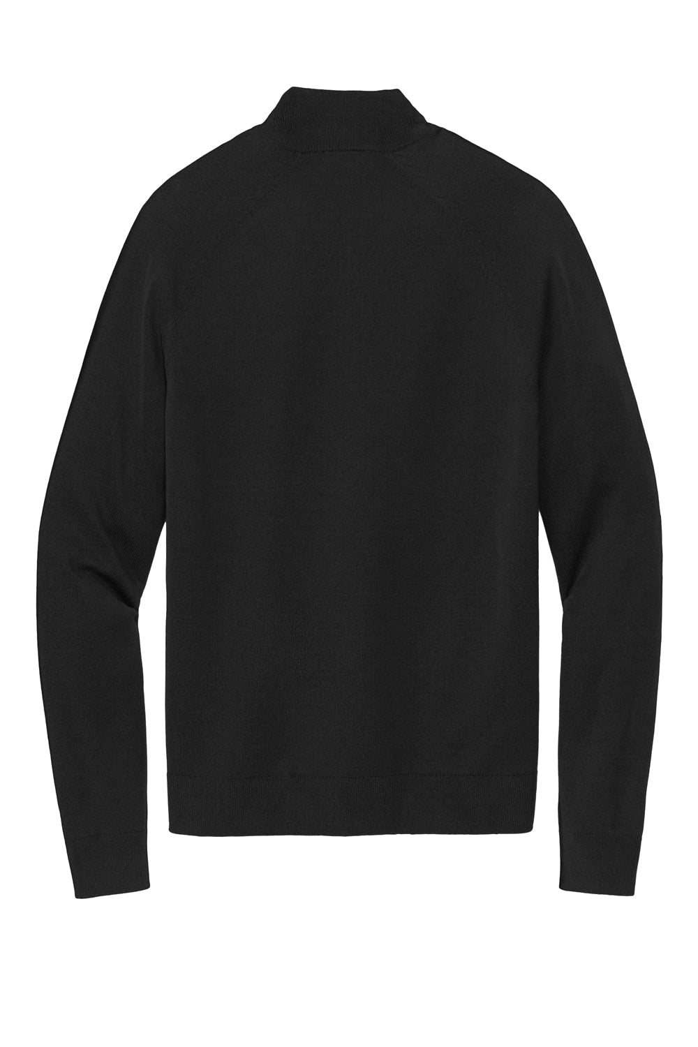 Brooks Brothers BB18402 Mens Deep Black Long Sleeve 1/4 Zip