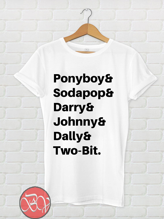 The Outsiders Characters T-shirt - Ideas T-shirt - Design Bigvero.com