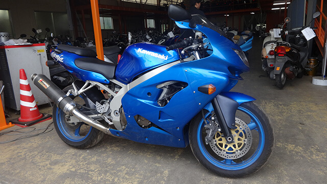 ZX-9R買取査定事例｜比較的状態の良い1998年式を27万円