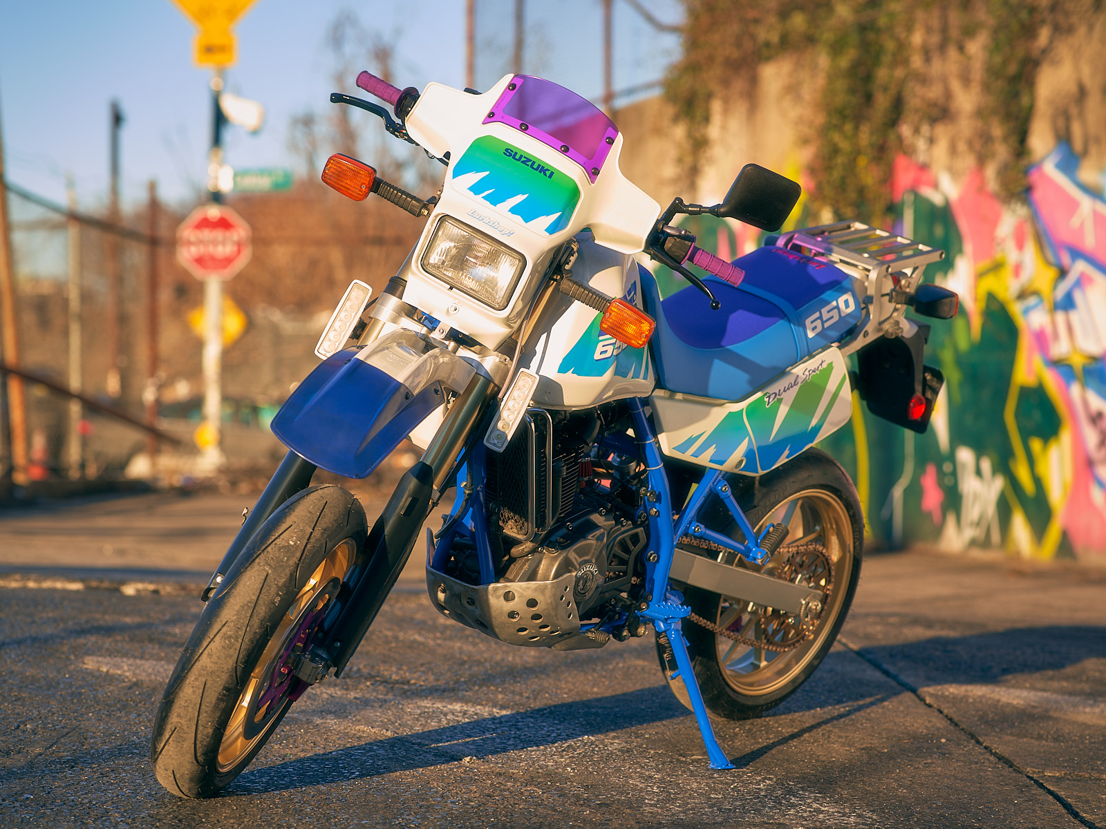 The Fancy DR: 670cc Suzuki DR650 Supermoto – BikeBound
