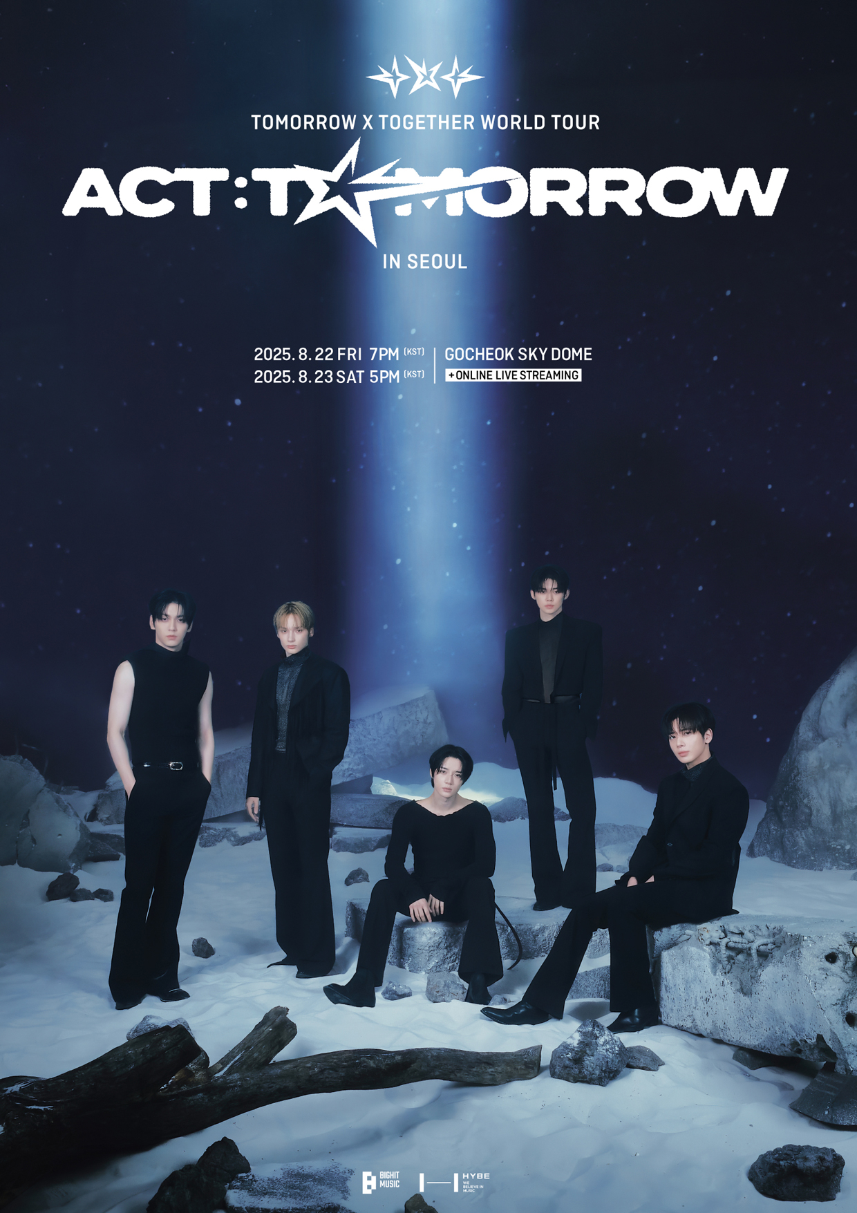 TOMORROW X TOGETHER's ACT : TOMORROW World Tour Date Kickoff Announced