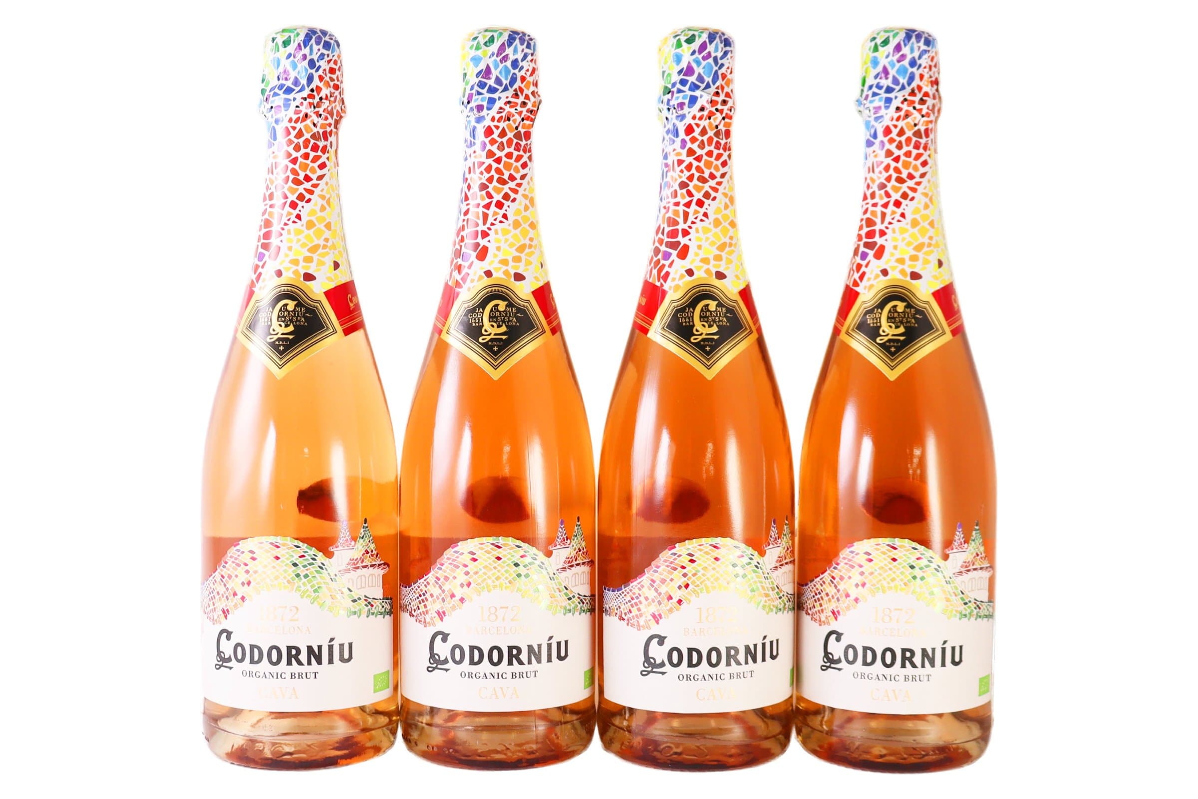 送料無料】コドルニウ・バルセロナ1872 ロゼブリュット4本セット