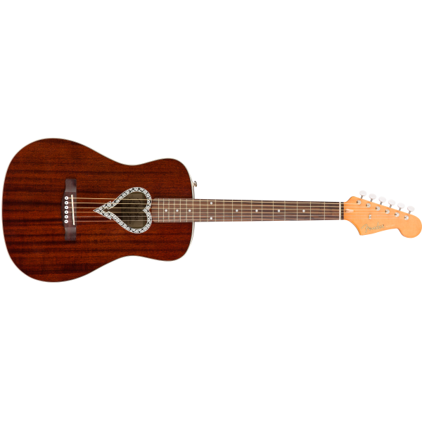 Fender Alkaline Trio Malibu™, Natural Finish all Mahogany Acoustic