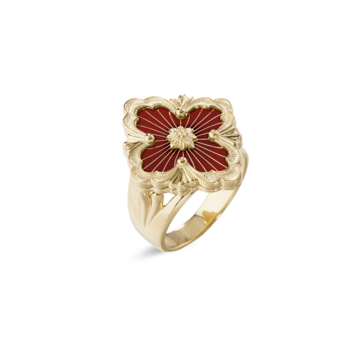 グリーンエナメルバックグラウンド オペラ チュール イエローゴールド