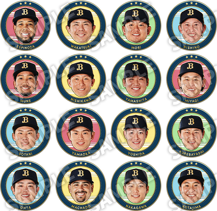 バファロッピン】2024選手フェイスピンバッジウシ引き登場
