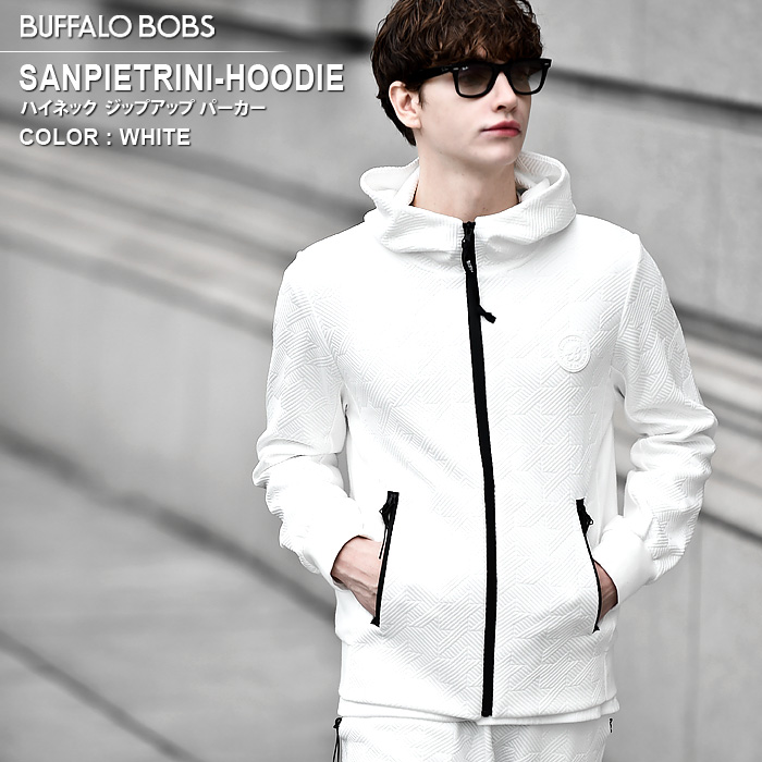 SANPIETRINI - HOODIE(サンピエトリニ フーディー)千鳥ジャガード
