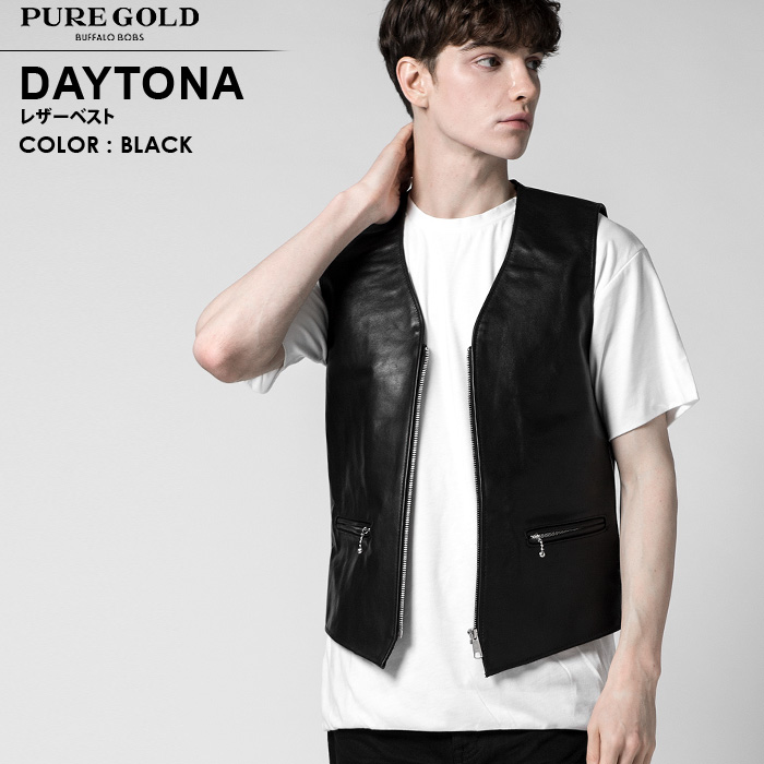 DAYTONA(デイトナ)カウレザー ベスト/ジレ PUREGOLD BUFFALO BOBS