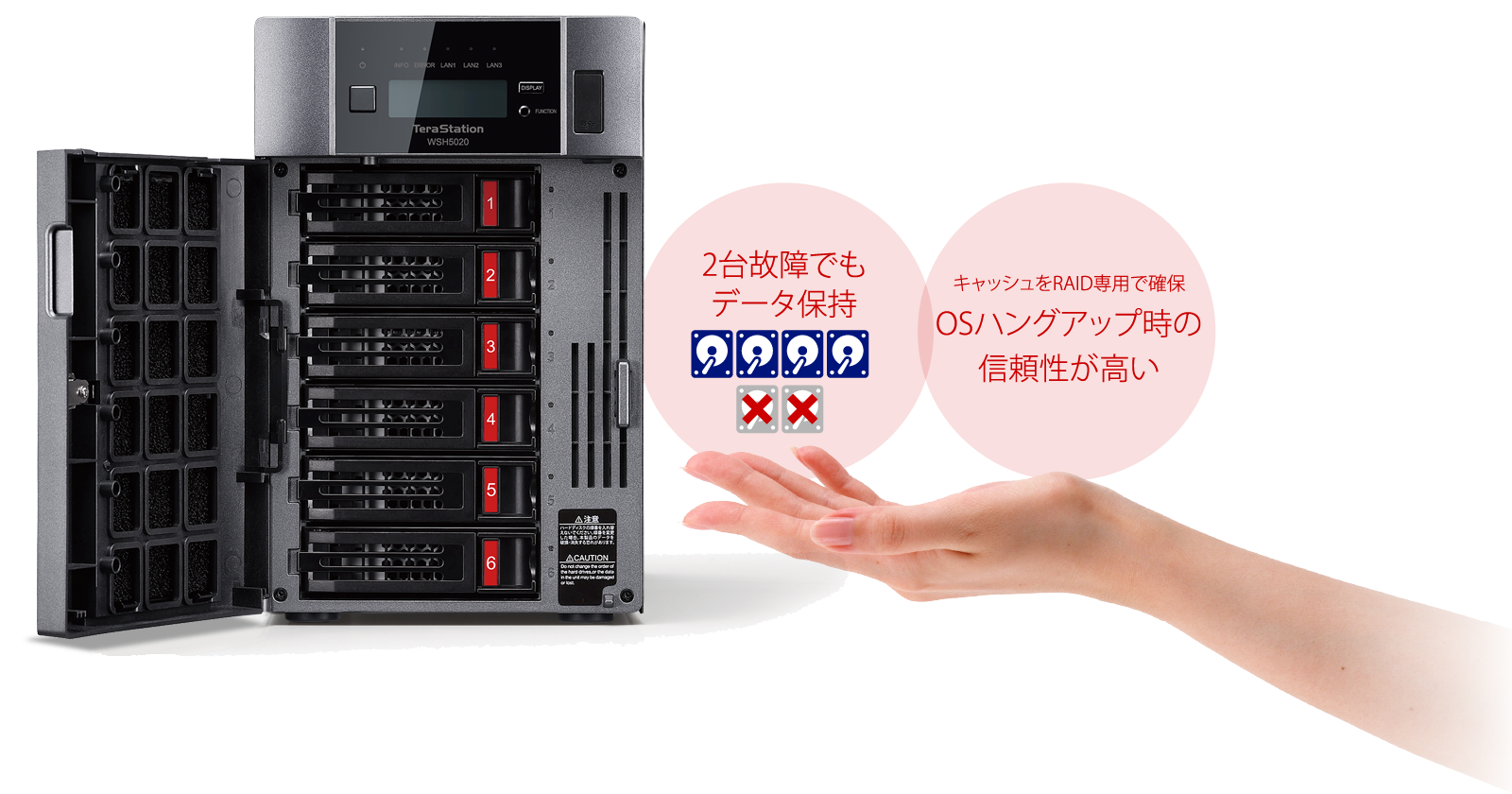 WSH5620DN48S9 : 法人向けNAS : TeraStation | バッファロー