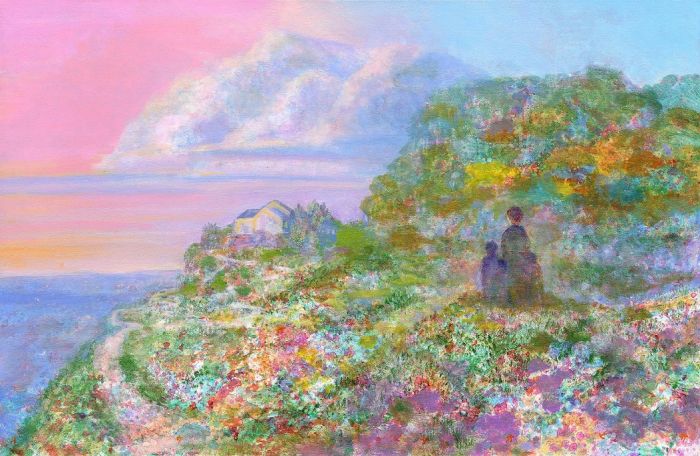 原画】井上直久 都の夕映え 原画】井上直久 都の夕映え 原画】井上直久