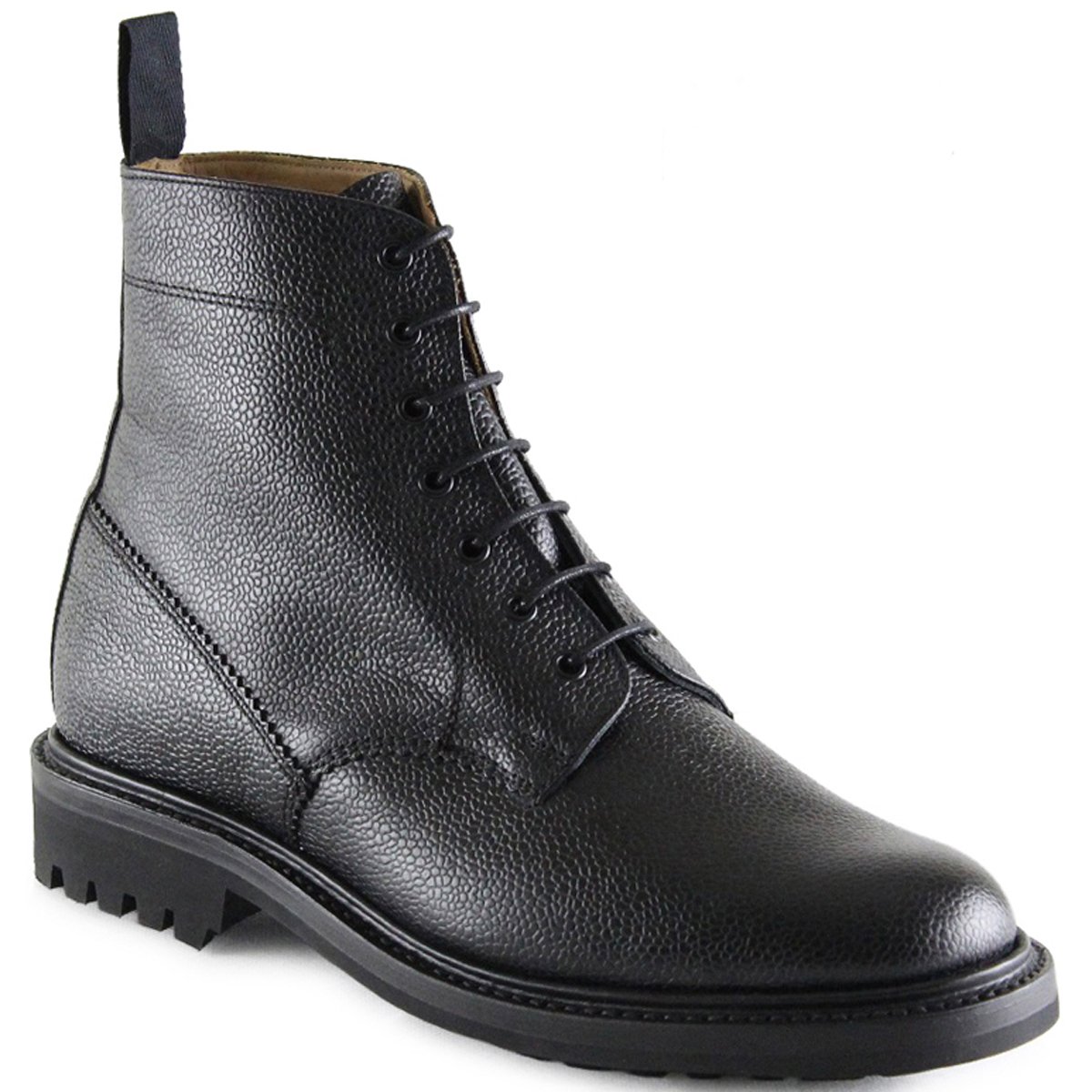 Sanders Kelso in Black Grain Leather - Bradshaw & Lloyd