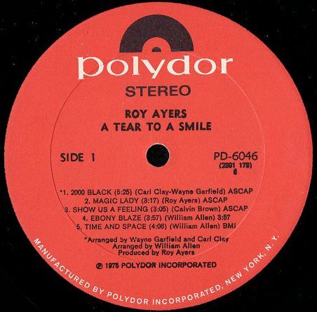 ROY AYERS UBIQUITY / A TEAR TO A SMILE - Breakwell Records