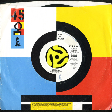 ART OF NOISE / BEAT BOX b/w MOMENTS IN LOVE (45's) - Breakwell Records