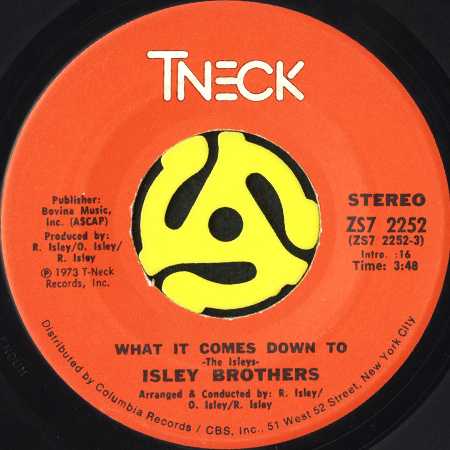 ISLEY BROTHERS / THE HIGHWAYS OF MY LIFE (45's) - Breakwell Records