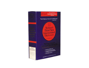 アメリカ英語辞典 Webster's Third New International Dictionary
