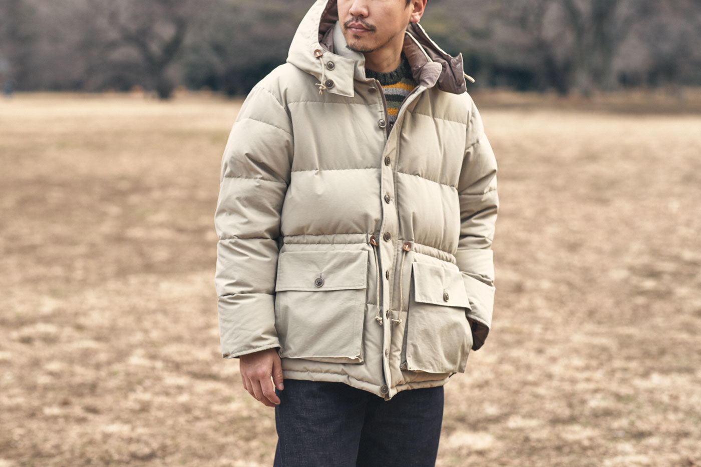 こだわりの別注品｜カレドアーのリバーシブルダウンジャケット