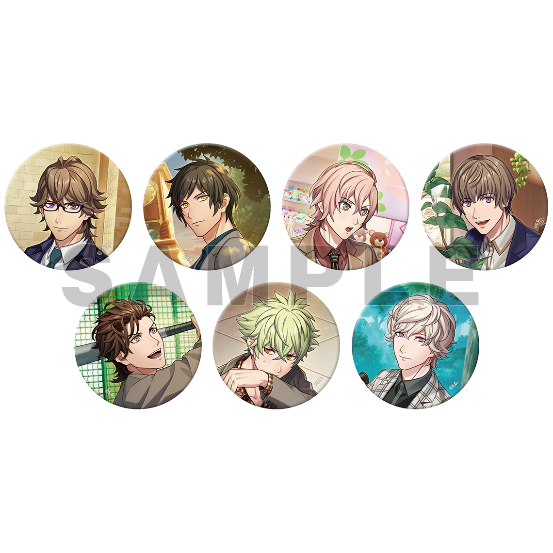 イケメンヴィラン ちゃれくじ ニカ 缶バッジ 20点 イケメンヴィラン