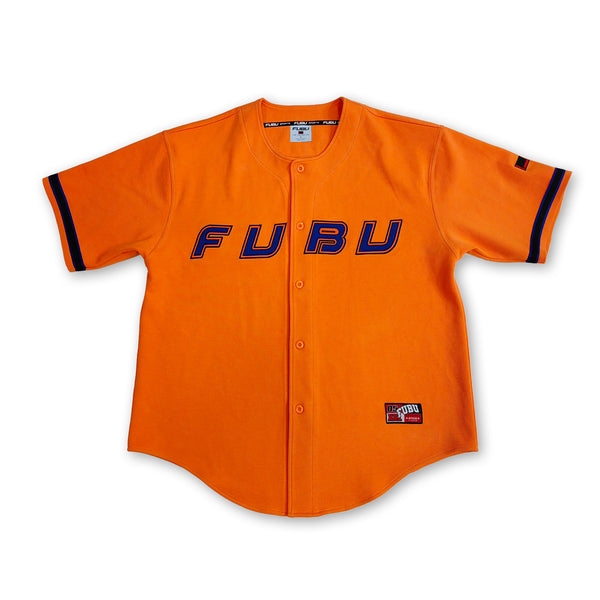 HELL'S KITCHEN X FUBU Orange Baseball Jersey – Broadway
