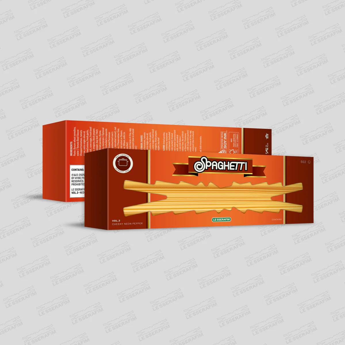 LE SSERAFIM 1ST SINGLE ALBUM - SPAGHETTI