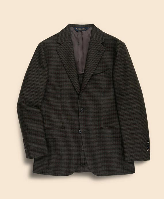 ウールブレンド ウィンドウペイン 段返り3釦ジャケット TOKYO model