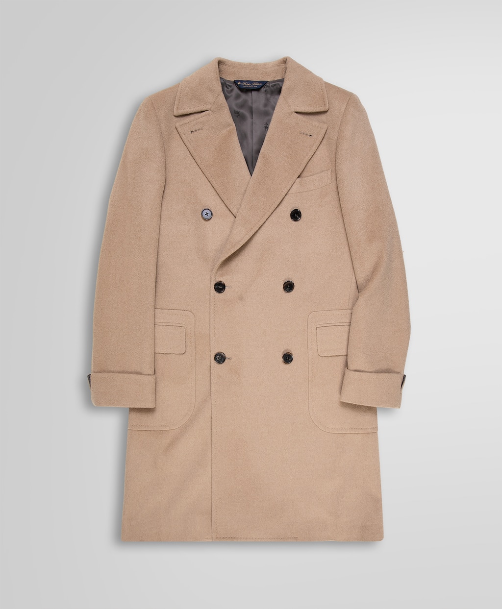 キャメルヘア ダブルブレスト ポロコート | Brooks Brothers Japan
