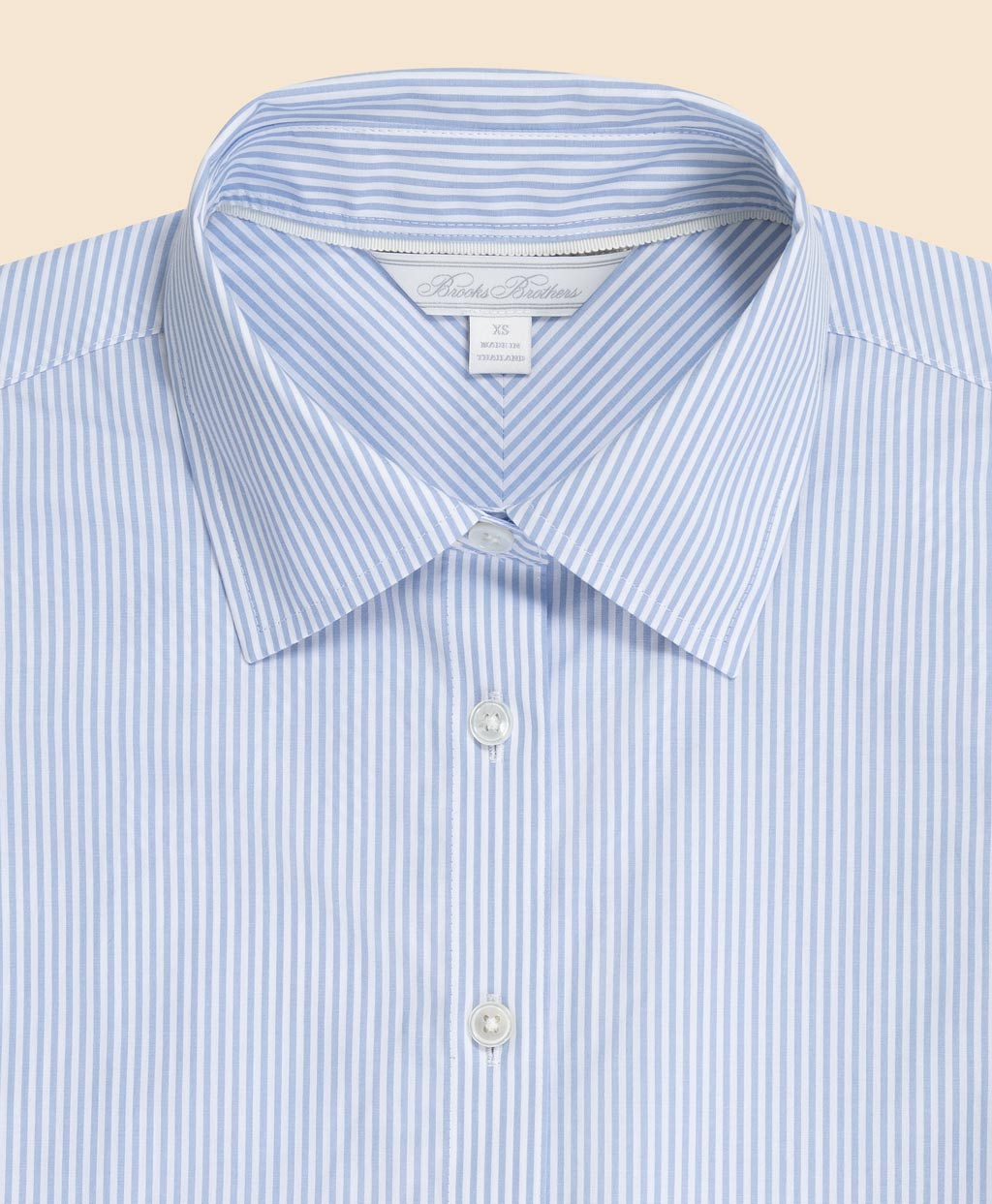 コットンポプリン リラックスフィット ストライプシャツ | Brooks