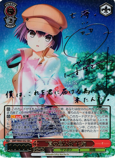 ち*ろ様 ヴァイスシュヴァルツ サマーポケット 夏の思い出 紬 sp