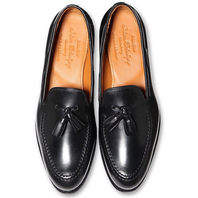 ローファー | 98690 / BLACK CALF (LEATHER SOLE) - Jalan Sriwijaya